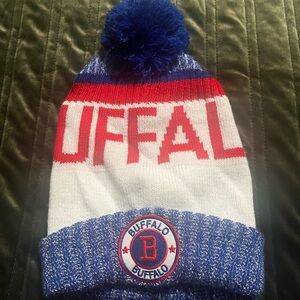 Buffalo Knit Pom Pom Beanie Hat